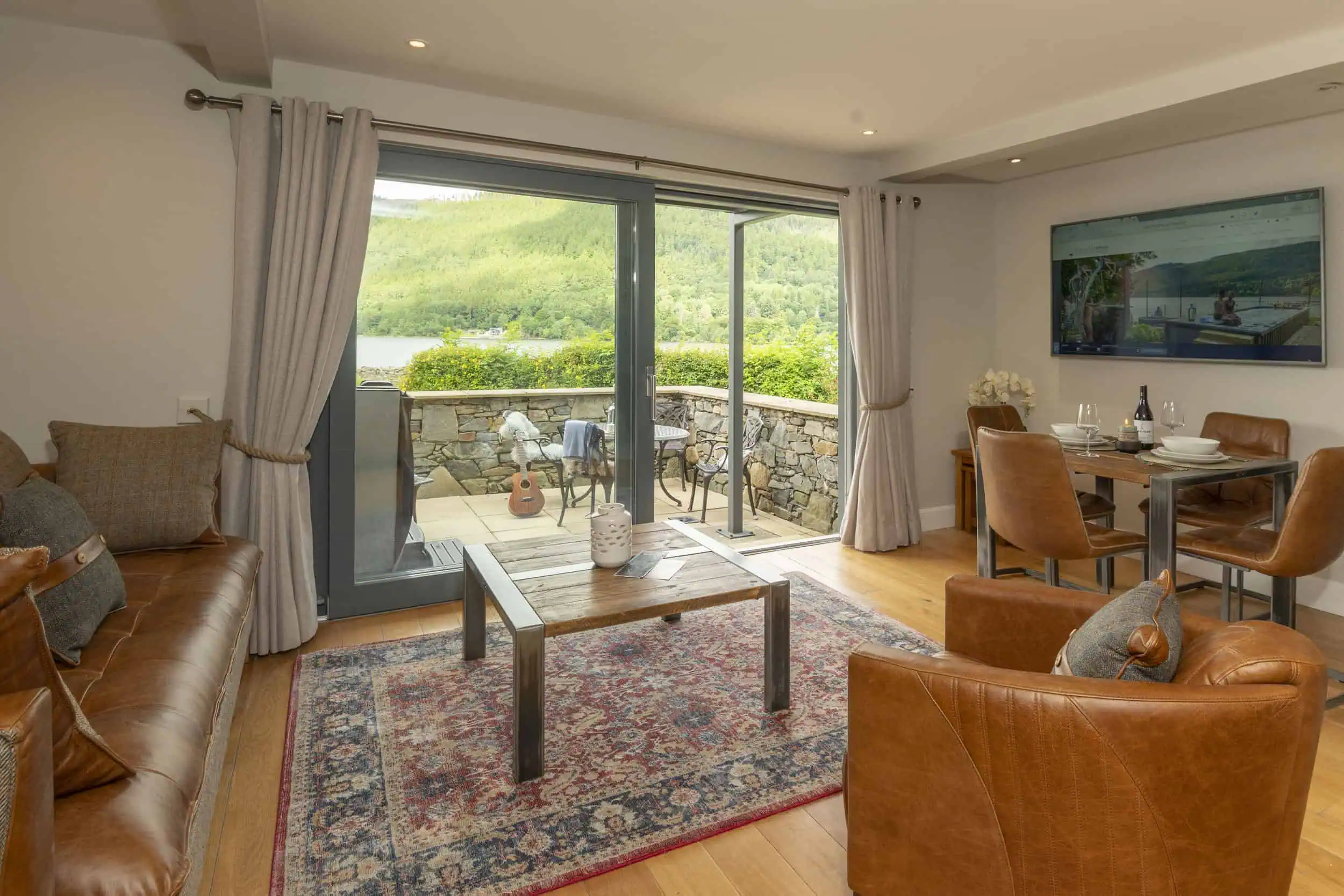 Space open-plan self catering accommodation in Perthshire