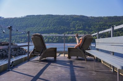 Relaxing-on-Houseboat-deck