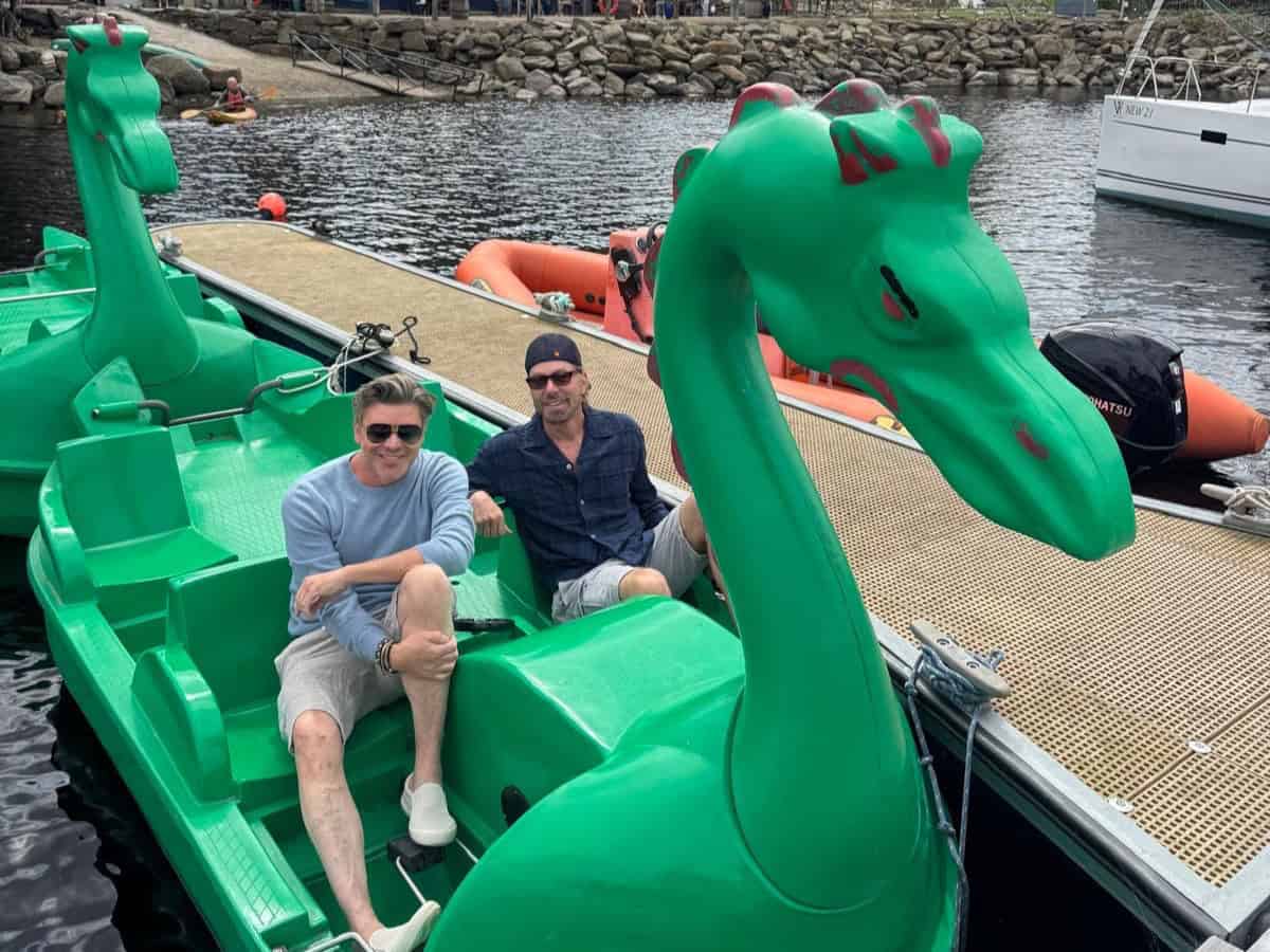 Pedalos on Loch Tay