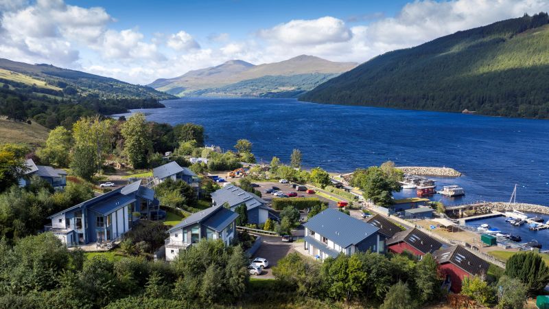 Loch Tay view from a Taymouth Marina apartment